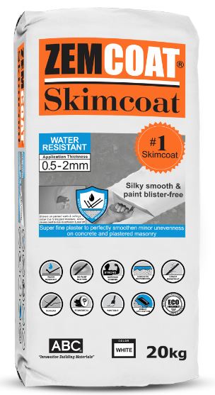 ABC ZEMCOAT SUPERFINE WHITE 25KG