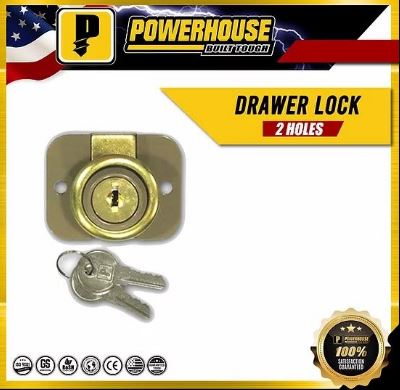 POWERHOUSE DRAWER LOCK 2 HOLES