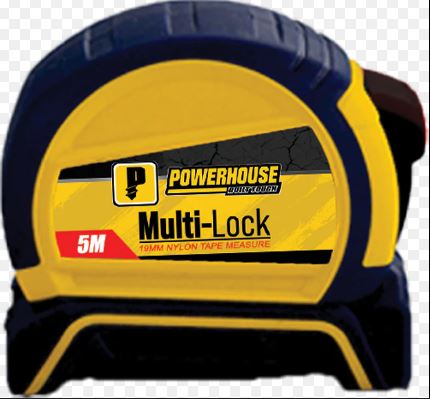 POWERHOUSE MULTI-LOCK NYLON TAPE MEASURE SERIES