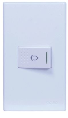 ROYU 1 GANG DOORBELL SWITCH WH811 CLASSIC SERIES