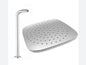 WATERHOUSE 10IN1 SQUARE SHOWER HEAD W/ARM CHROME
