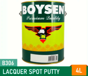 BOYSEN AUTOMOTIVE LACQUER PUTTY WHITE B-306 (4L)