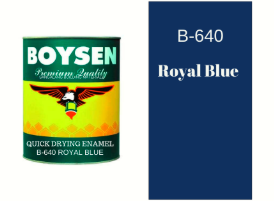 BOYSEN QUICK DRYING ENAMEL ROYAL BLUE B640 (4L)