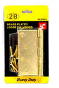 2B BRASS LOOSE PIN HINGES 4X4