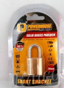 POWERHOUSE SOLID BRASS SHORT 20MM