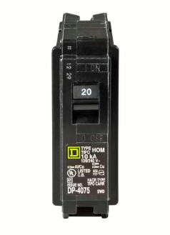 SQUARE D HOMELINE CIRCUIT BREAKER 20A