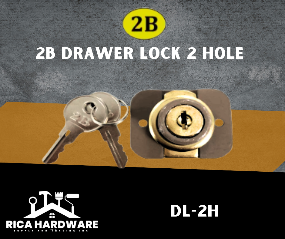 2B DRAWER LOCK 2 HOLE DL-2H