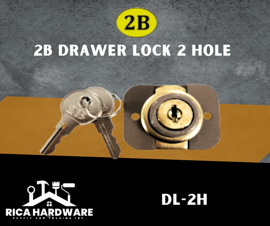 2B DRAWER LOCK 2 HOLE DL-2H