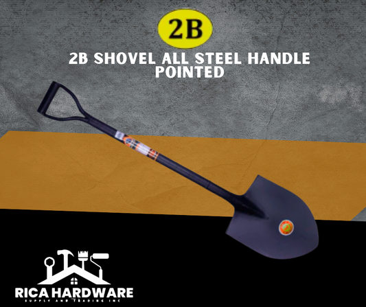 2B SHOVEL ALL STEEL HANDLE POINTED