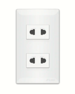 ROYU 2 GANG UNIVERSAL OUTLET