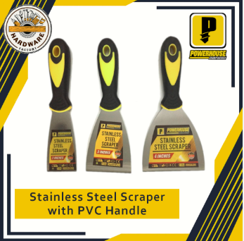 POWERHOUSE STAINLESS STEEL SCRAPER 4 INCH