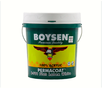 BOYSEN PERMACOAT FLAT LATEX WHITE B701 (16L)