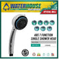WATERHOUSE ABS 7 FUNCTION SINGLE SHOWER HEAD WHITE