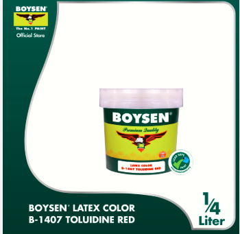 BOYSEN LATEX COLOR TOLUIDINE RED B1407 (1/4L)