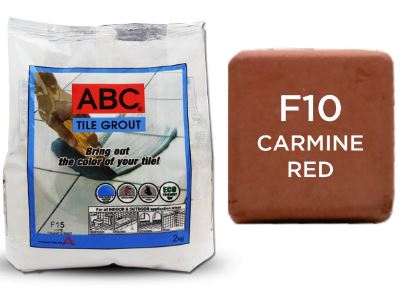 ABC TILE GROUT CARMINE RED F10