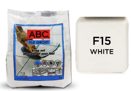 ABC TILE GROUT WHITE F15