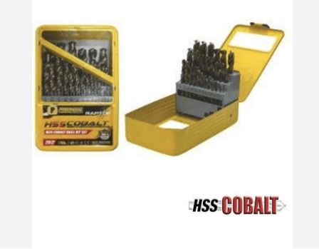POWERHOUSE ANSI M35 COBALT JOBBER DRILL BIT SET
