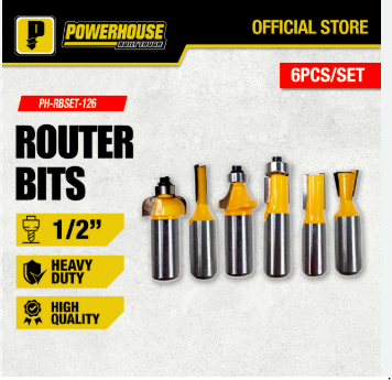 POWERHOUSE ROUTER BITS 1/2