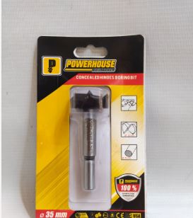 POWERHOUSE CONCEALED HINGES BORING BIT 35MM