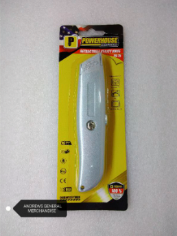 POWERHOUSE RETRACTABLE ULITY KNIFE BLADE