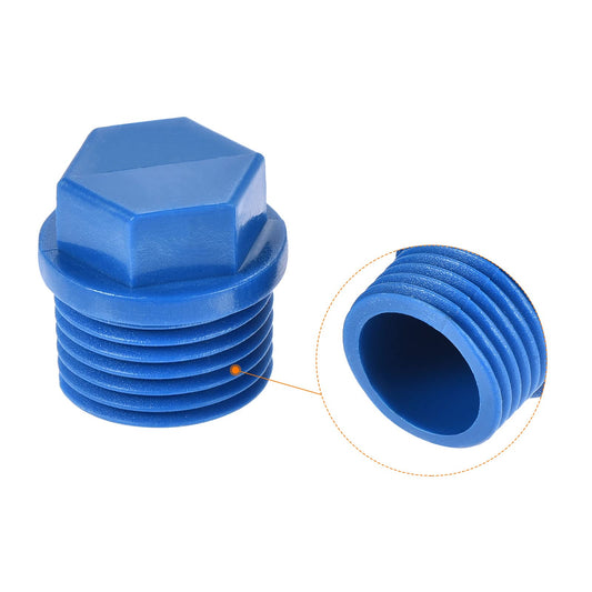 PVC BLUE PLUG 1/2