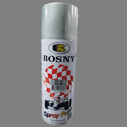 BOSNY SPRAY PAINT NO.36 SILVER