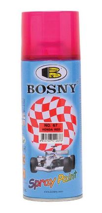 BOSNY SPRAY PAINT NO.67 HONDA RED