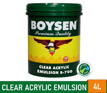 BOYSEN CLEAR ACRYLIC EMULSION B700 4L