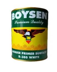 BOYSEN LAQUER PRIMER SURFACER WHITE B305 1L