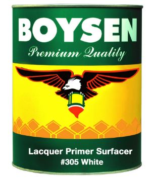 BOYSEN LAQUER PRIMER SURFACER WHITE 4L