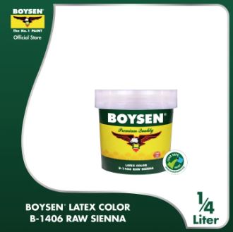 BOYSEN LATEX RAW SIENNA 1406 (1/4L)