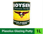 BOYSEN PLASOLUX GLAZING PUTTY WHITE 1L