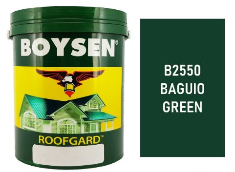 BOYSEN ROOFGARD BAGUIO GREEN B2550 4L