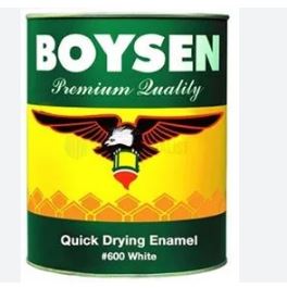 BOYSEN QUICK DRYING ENAMEL WHITE B600 4L