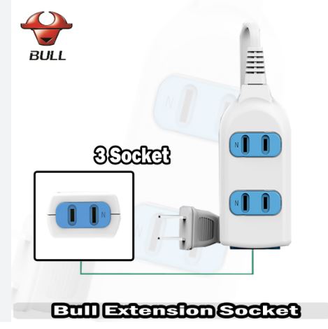 BULL 3-GANG EXTENSION CORD GNTP-J030-3