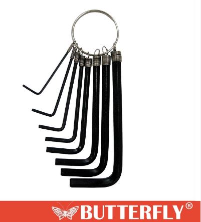 BUTTERFLY ALLEN KEY WRENCH SET 8PCS