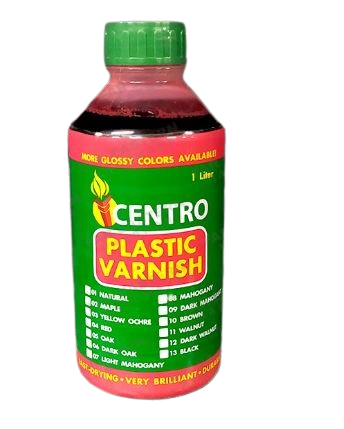 CENTRO PLASTIC VARNISH BROWN 1 LITER