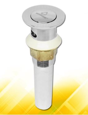 WATERHOUSE P.O PLUG W/CHROME PLATED BRASS POP-UP COVER