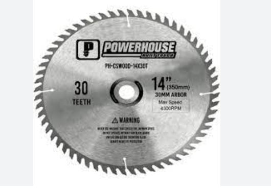 POWERHOUSE CIRCULAR SAW CARBIDE TIP FOR WOOD