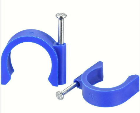 PVC CLAMP BLUE 1/2