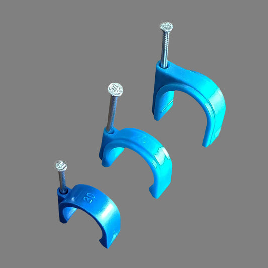 PVC BLUE CLAMP 1/2