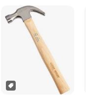 OKURA CLAW HAMMER WITH/ WOODEN HANDLE