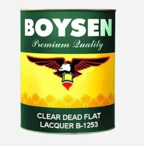 BOYSEN CLEAR DEAD FLAT LACQUER B-1253 4L