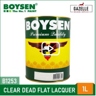 CLEAR DEAD FLAT LACQUER B1253 (1L)