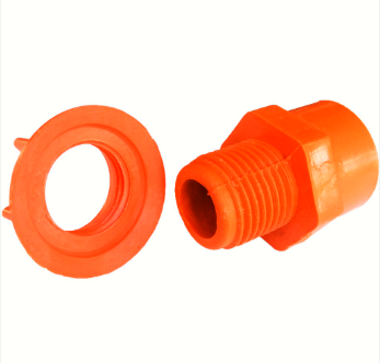 ROSCO RED ORANGE PVC CONDUIT MALE ADAPTOR 1