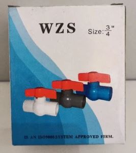 WZS PVC BALL VALVE 3/4