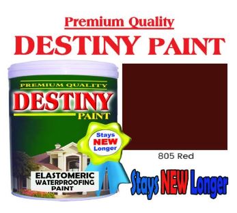 DESTINY ELASTOMERIC PAINT RED 805 4L