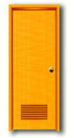 PVC DOOR BROWN 6x210
