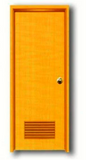 PVC DOOR BROWN 6x210
