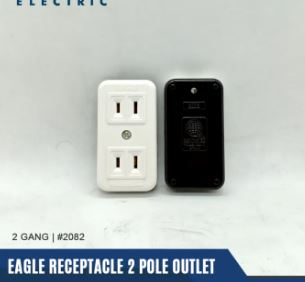 EAGLE 2 GANG OUTLET SET